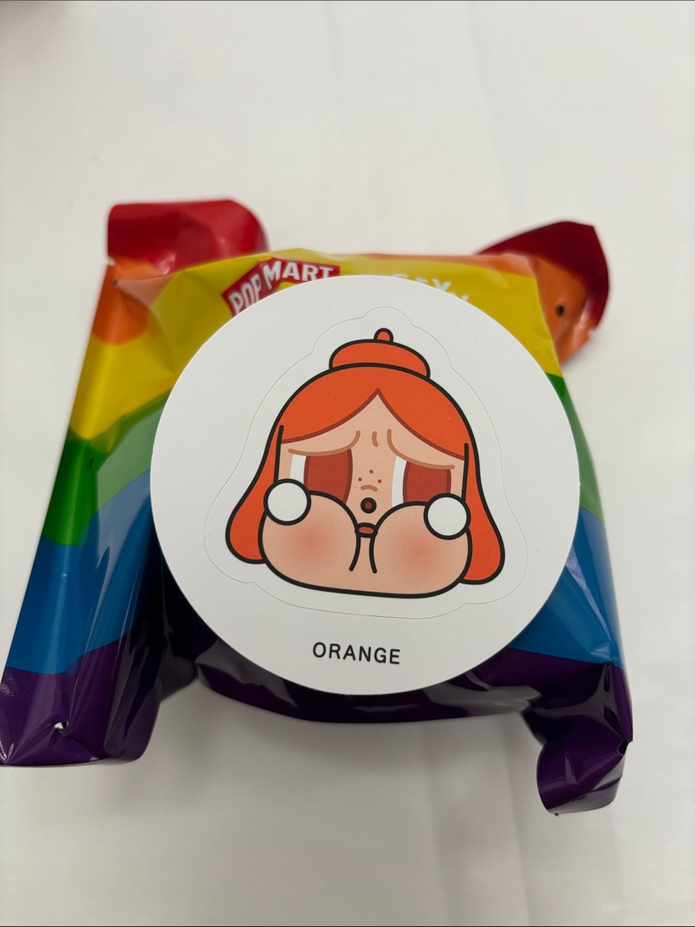Crybaby Cheer Up Baby Plush Pendant - Orange